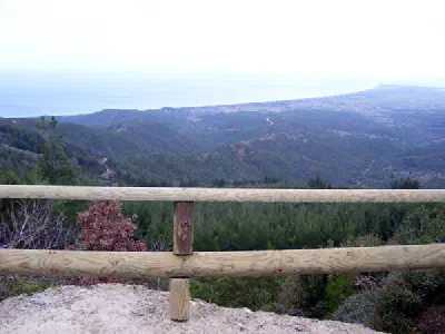 View from Atatürk's watching point at Chunuk Bair
