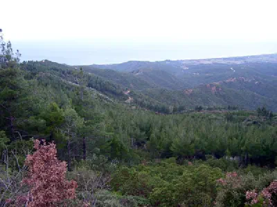 View from Atatürk's watching point at Chunuk Bair