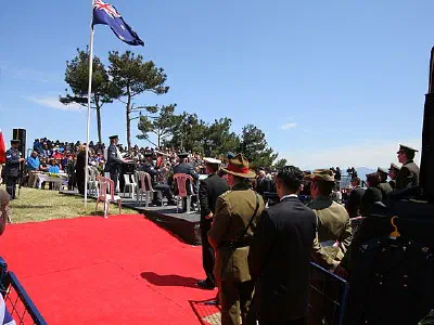 Gallipoli, Chunuk Bair - Anzac Day 2007, New Zealand Memorial Service at Chunuk Bair