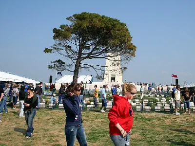 Lone Pine Cemetary at Anzac Day 2006