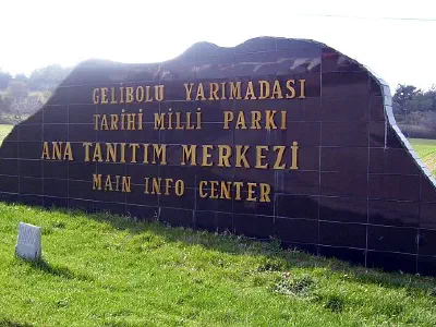 Main Info Center sign