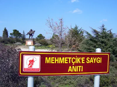 Signboard for Respect to Mehmetçik Memorial