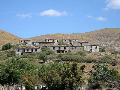 Gökçeada - Dereköy, It was the largest village of Turkey once a while with 1950 houses. Most of them have been left.