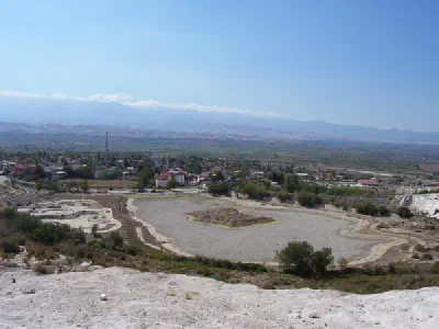 Pamukkale town.