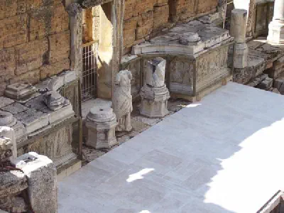 Stage in theatre of Hierapolis.