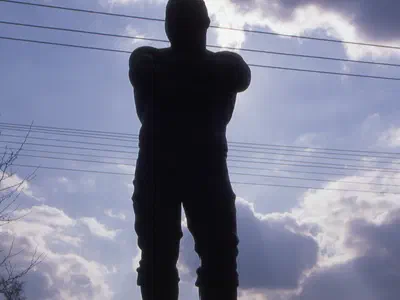 Statue of Wrestler Ahmet Taşçı
