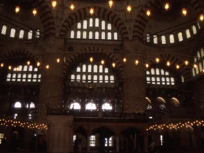 Inner view of Selimiye Mosque