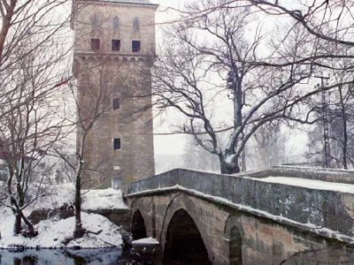 Historical Justice Tower in Edirne