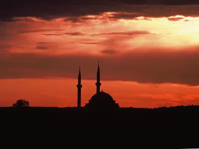 Sunset on II. Beyazıt Mosque