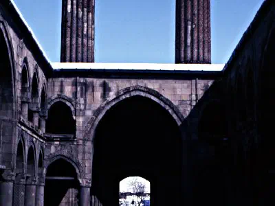 Inner view of Çifte Minareli Medrese