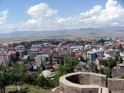 An outlook from Erzurum Castle