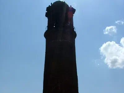 Clock tower. Once upon a time it was used as observation tower.