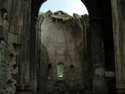 Sometimes children from Çamlıyamaç village playing football in the church.