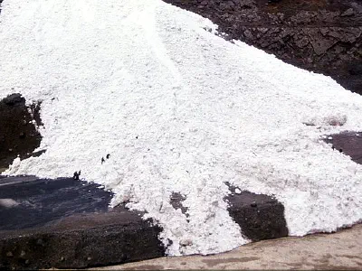 You can see the people as black points that walking through avalanche to go to their village, Yüksekova.