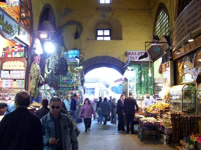 Inner view of Egyptian Bazaar