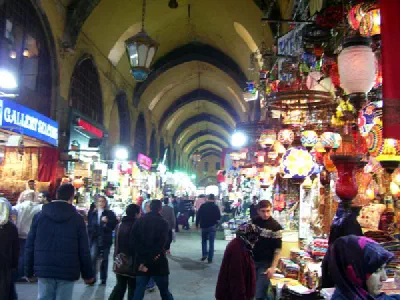 Inner view of Egyptian Bazaar