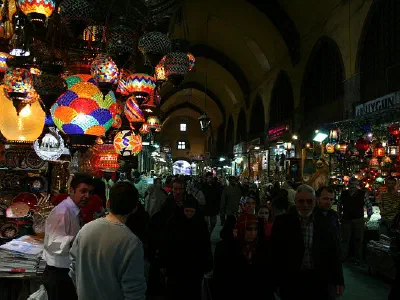 Inner view of Egyptian Bazaar