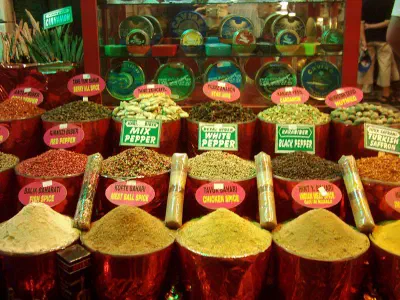 Spices in Egyptian Bazaar