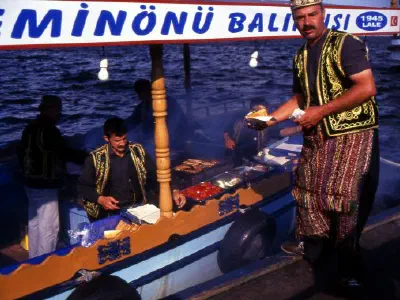 Do you want eat fish? Unfortunatly selling fish in half bread was prohibited by municipality.