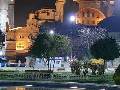Istanbul, Hagia Sophia at night