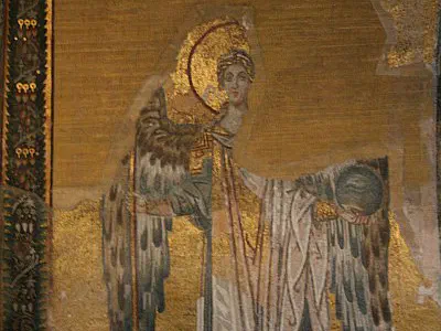 Mosaic of an angel