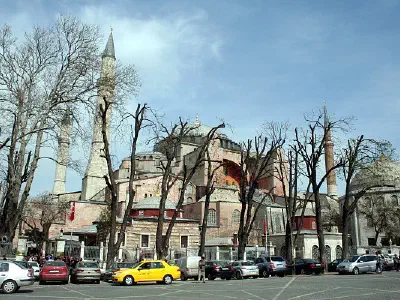 Outside view of Hagia Sophia