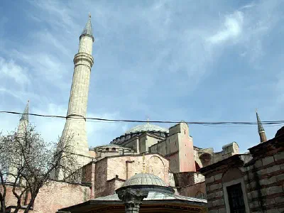 Outside view of Hagia Sophia
