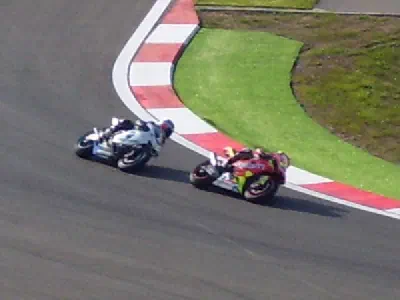 A moment from the race