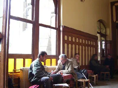 Waiting room cafe.