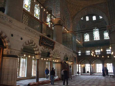 Interior of Blue Mosque