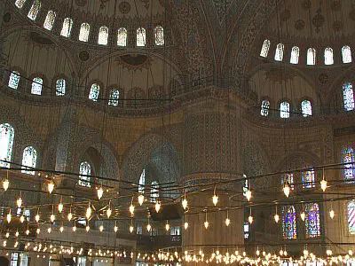 Interior of Blue Mosque