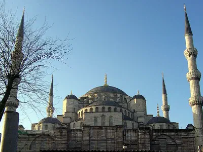 Outside view of Blue Mosque