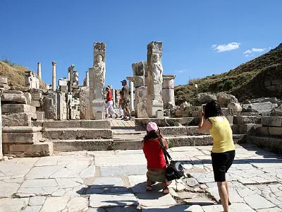 Hercules Gate, entrance to a "Pedestrian Precinct", AD 5th cent.