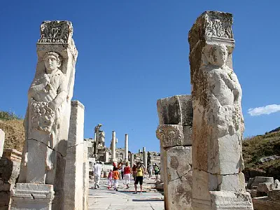 Hercules Gate, entrance to a "Pedestrian Precinct", AD 5th cent.