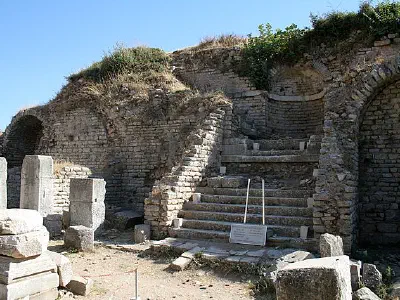 Temple to Domitian. destroyed by Christians. AD 82 - 391