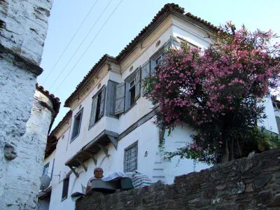 Sirince - A house in Sirince. Most houses built in 19. century or earlier when Sirince was predominantly a Greek village.