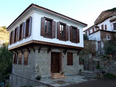 Sirince - A house in Sirince. Most houses built in 19. century or earlier when Sirince was predominantly a Greek village.