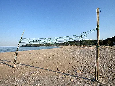 The beach