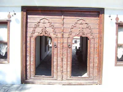 Konakaltı Culture Centre entrance door.