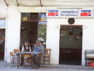 A cafe in Saburhane.
