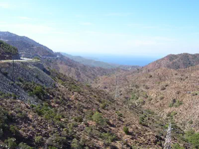Datça highway on the left.