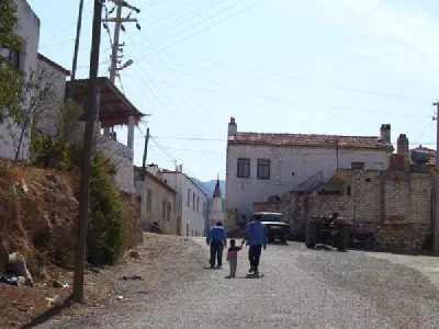 Entrance of Karaköy village.