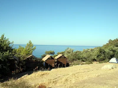 Bungalows in Kabak Bay