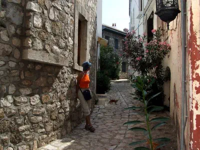 A narrow street in Marmaris