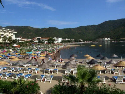A Beach at a bay in Marmaris