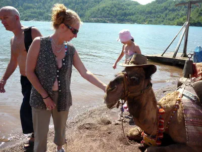 Camel at Kizkumu