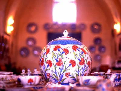 Cappadocia, A view from a shopping place There are some handcraft shopping places in the region