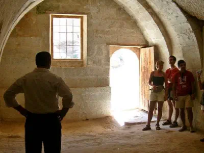 Inside mosque in Zelve.