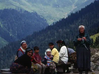 Villagers spend their time in this wonderful place.