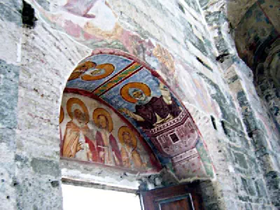 Fresco inside Ayasofya Museum